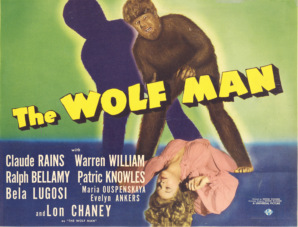 THE WOLF MAN POSTER 2