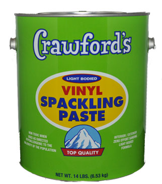 Non-toxic Spackle paste! Low - 0 VOC, Free of asbestos, white Lead!