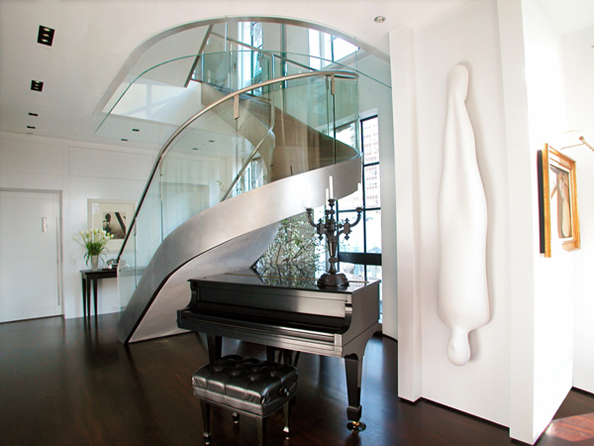 contemporary-modern-curved stairs - 19