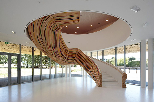 contemporary-modern-curved stairs - 2