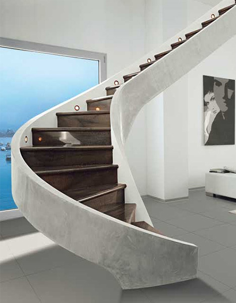 contemporary-modern-curved stairs - 22