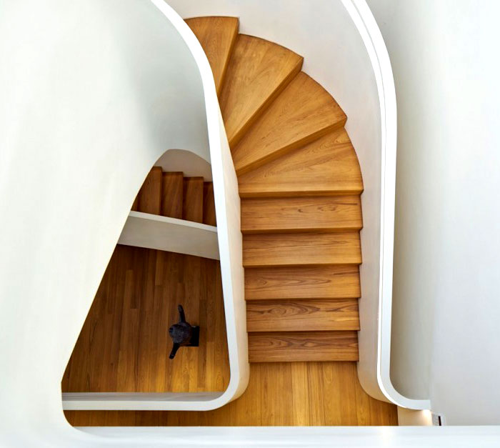 contemporary-modern-curved stairs - 37