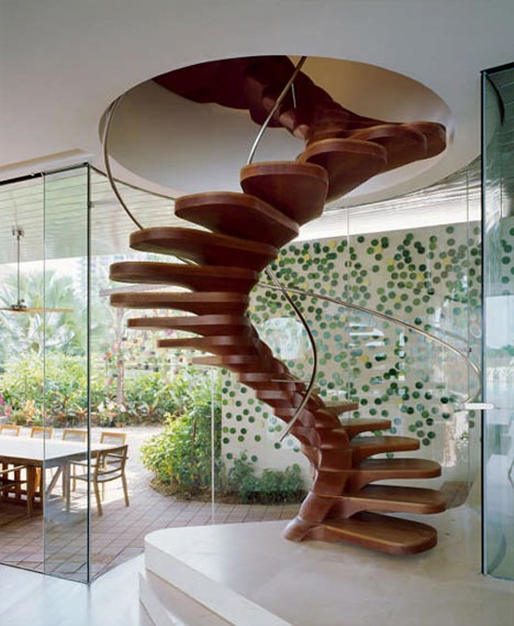 contemporary-modern-curved stairs - 6