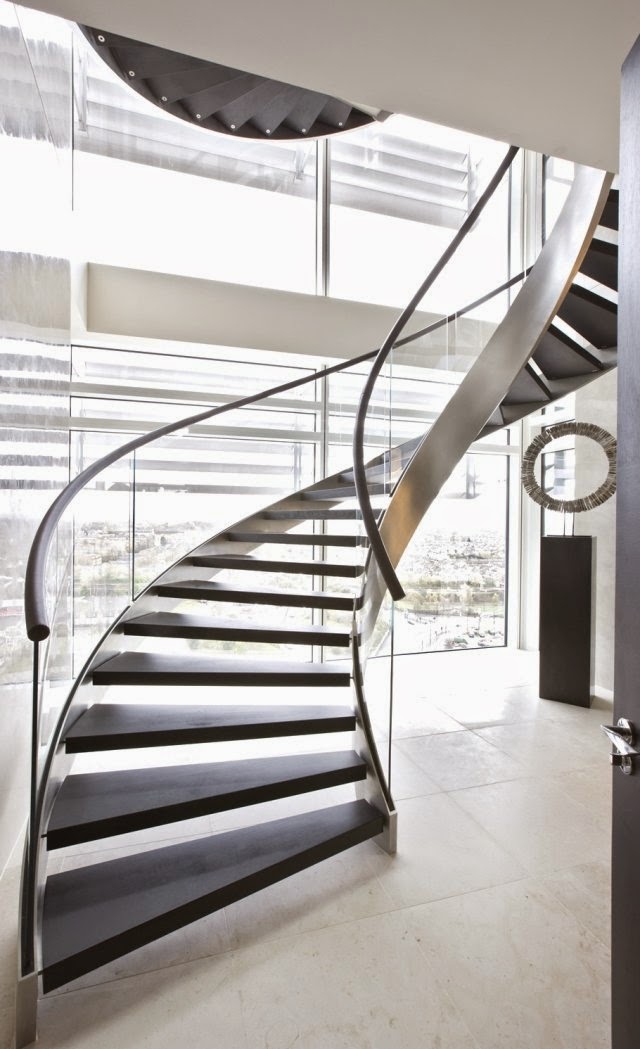 contemporary-modern-curved stairs - 8