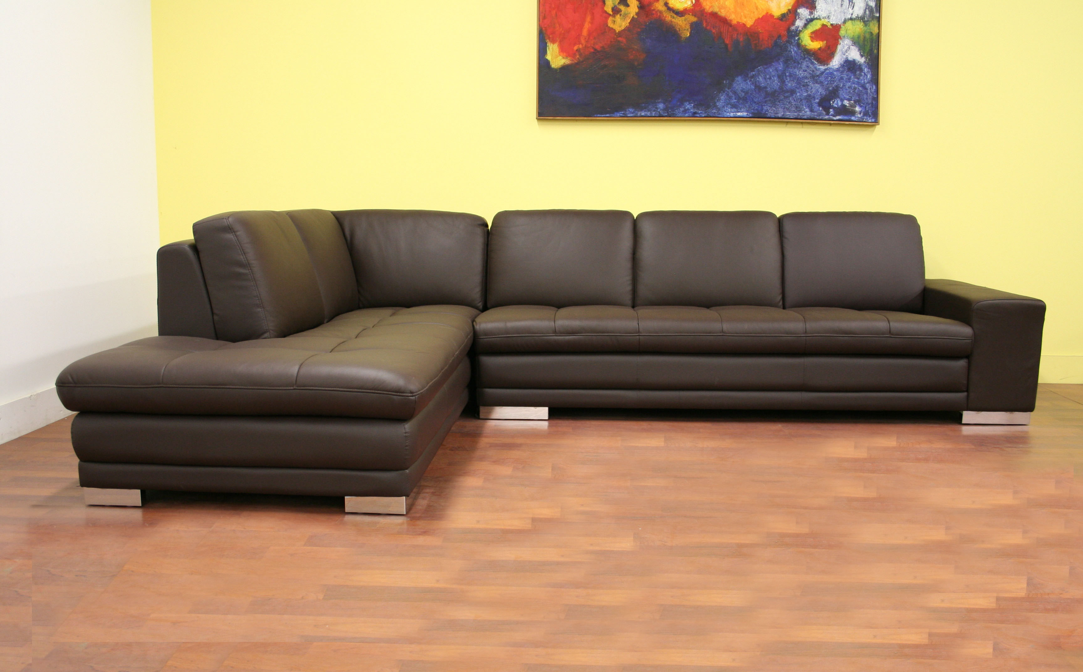 Baxton+Studio+Callidora+Dark+Brown+Leather-Leather+Match+Sofa+Sectional+Reverse-DEBAdoTELL