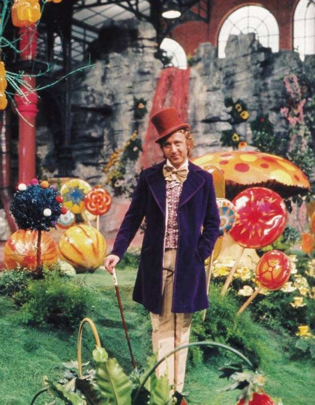 Film: Willy Wonka & the Chocolate Factory (1971), Starring Gene Wilder as Willy Wonka. BKABH2 Willy Wonka And The Chocolate Factory Year : 1971 Director : Mel Stuart Gene Wilder
